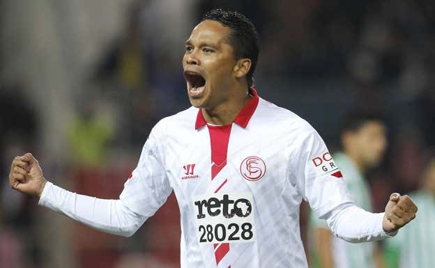 Carlos Bacca jugó en el Sevilla entre 2013 y 2015. EFE
