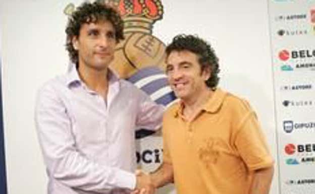 Idiakez entrenó al Sanse en la época en la que </p><p>Juanma Lillo era el técnico de la Real Sociedad.  DV