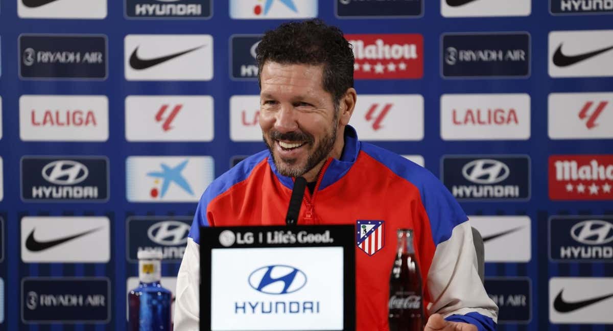 Diego Pablo Simeone en rueda de prensa. /EFE