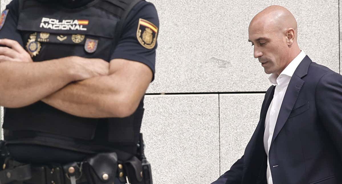 Luis Rubiales, entrando en la Audiencia Nacional. /EFE