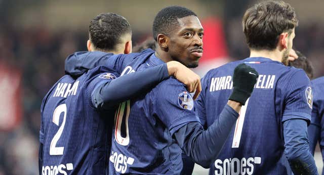 El PSG vence en el ensayo de la eliminatoria de Champions, con el segundo hat-trick de Dembélé en cuatro días