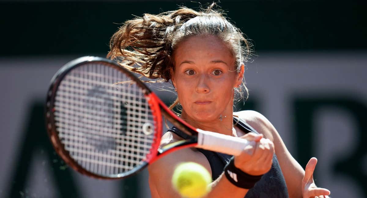 Daria Kasatkina, durante Roland Garros 2023./AP