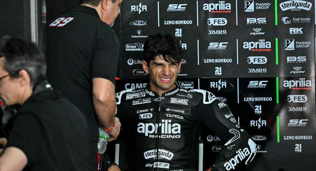 Aprilia apunta a los neumáticos como posible causa del accidente de Jorge Martín: “No ha sido error suyo, ni un problema de la moto”