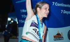 Verdeliss conquista su 'reto mundial' y completa siete maratones en siete días alrededor del mundo
