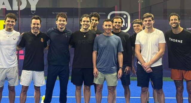 El torneo de pádel de la parrilla de Fórmula 1: “Fernando Alonso siempre te pregunta si estás en el partido o no”
