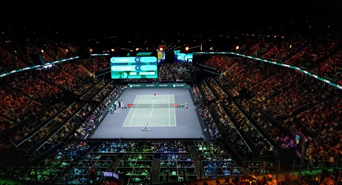 Pista del torno de la ATP Rotterdam./EFE