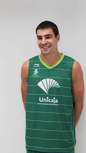 Unicaja con la camiseta de Li Ning. Efe