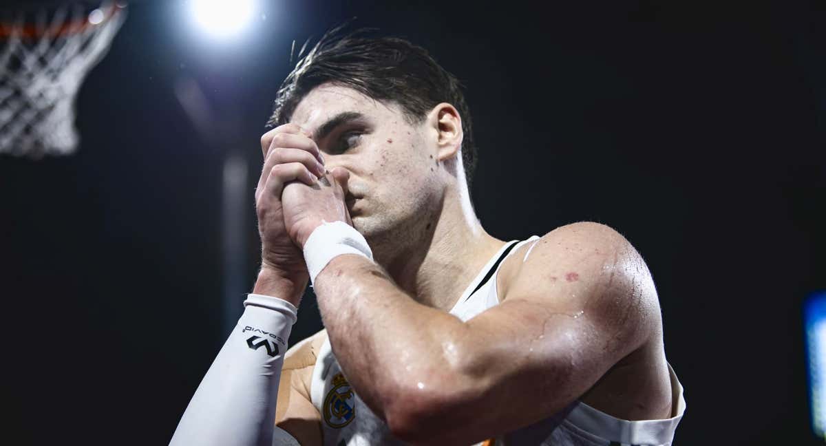 Mario Hezonja, jugador del Real Madrid. /acb Photo / Pol Puertas