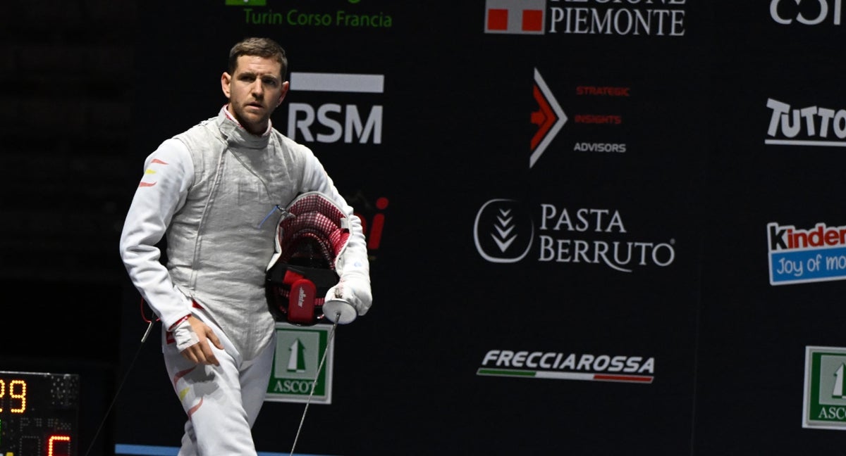 Carlos Llavador, durante el GP de Turín.