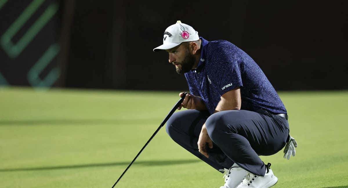 Jon Rahm, en Arabia. /REUTERS