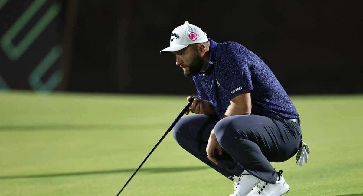 Jon Rahm, en Arabia.