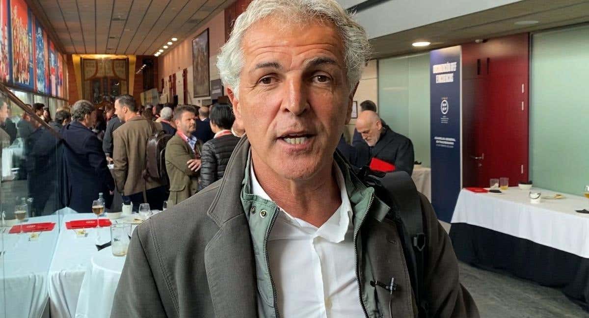 Miguel Ángel Nadal atiende a Relevo tras la Asamblea de la RFEF en la que ha estrenado su cargo.