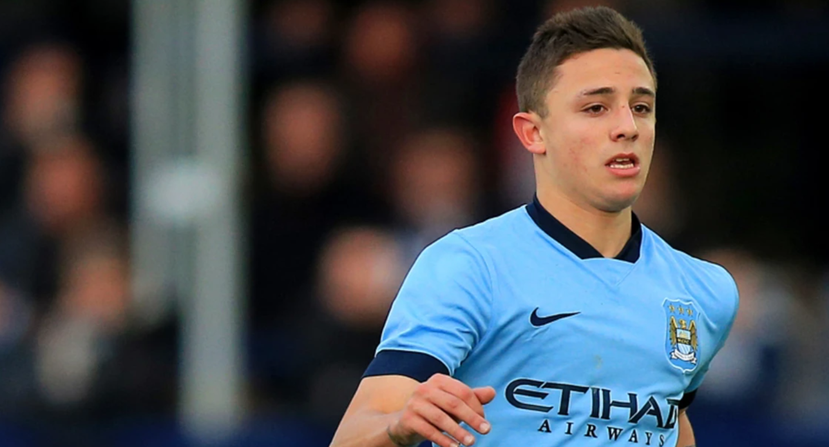 Pablo Maffeo en el Manchester City. /Manchester City.