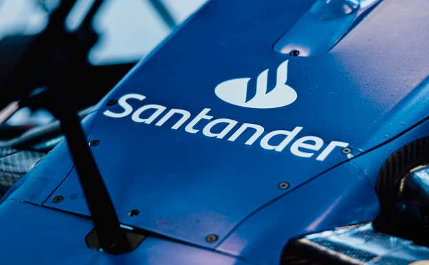 Imagen del nuevo patrocinador del equipo Williams. BANCO SANTANDER