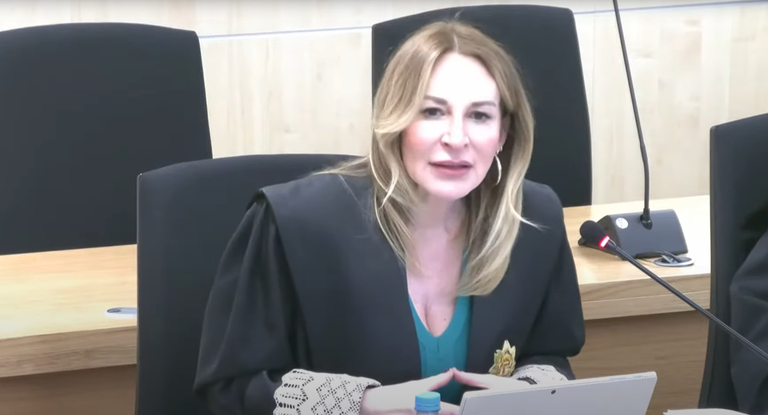 Marta Durántez, Teniente Fiscal de la Audiencia Nacional, durante la vista oral del 'Caso Rubiales'.