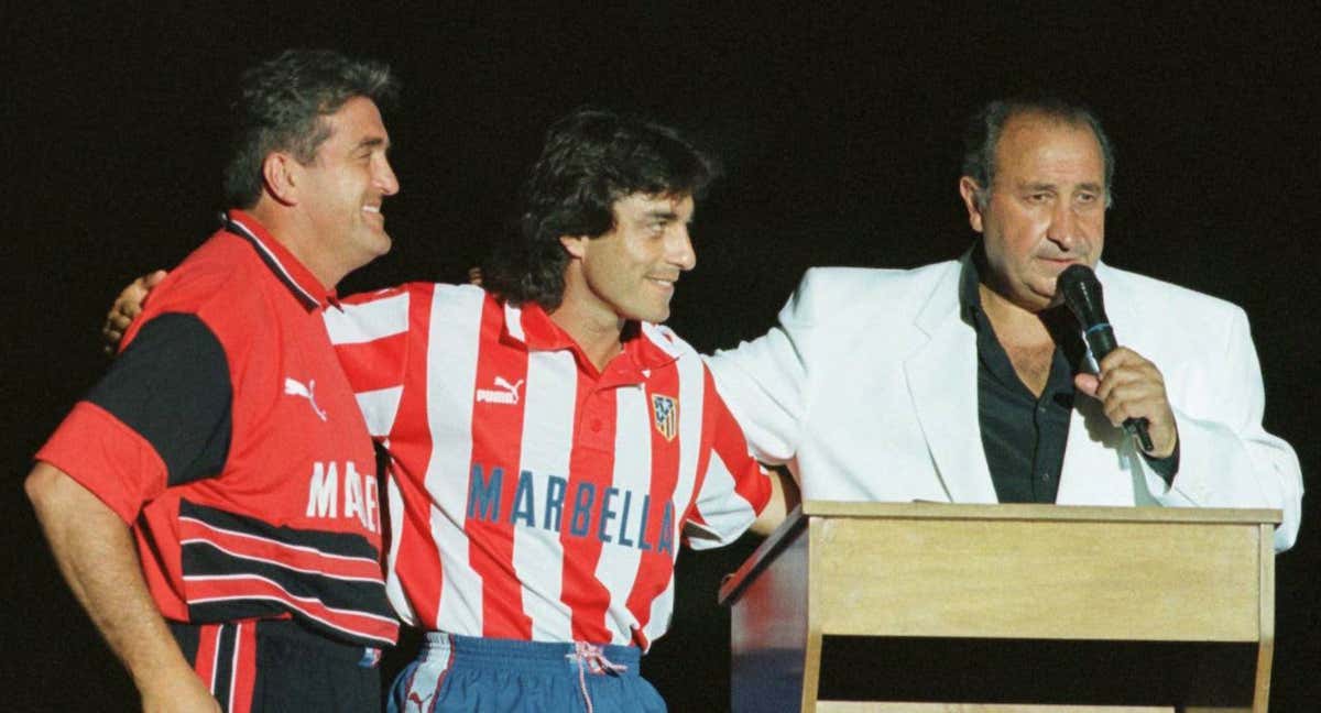 Antic, Futre y Jesús Gil, en el año 1997./EFE