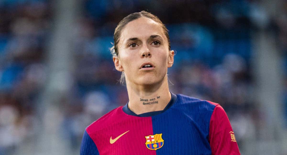 Mapi León durante un partido. /FC BARCELONA FEMENINO