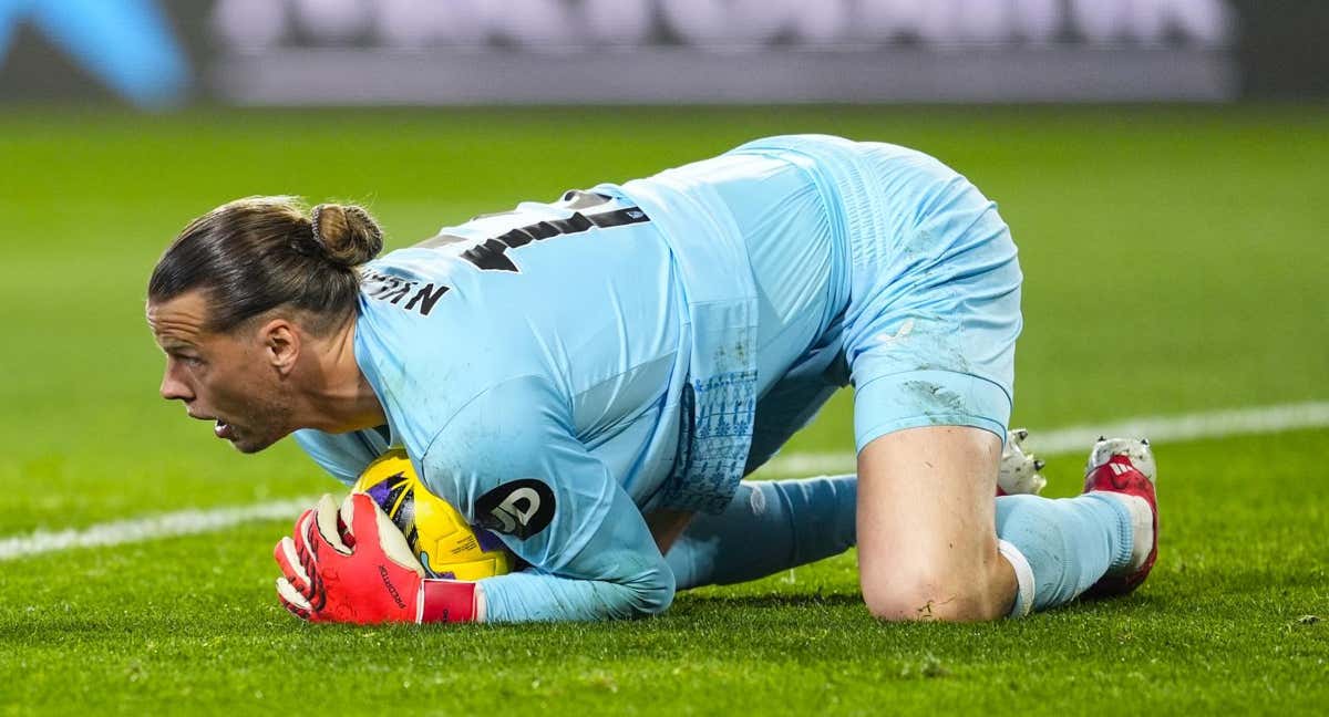 Nyland, durante un partido del Sevilla./EP