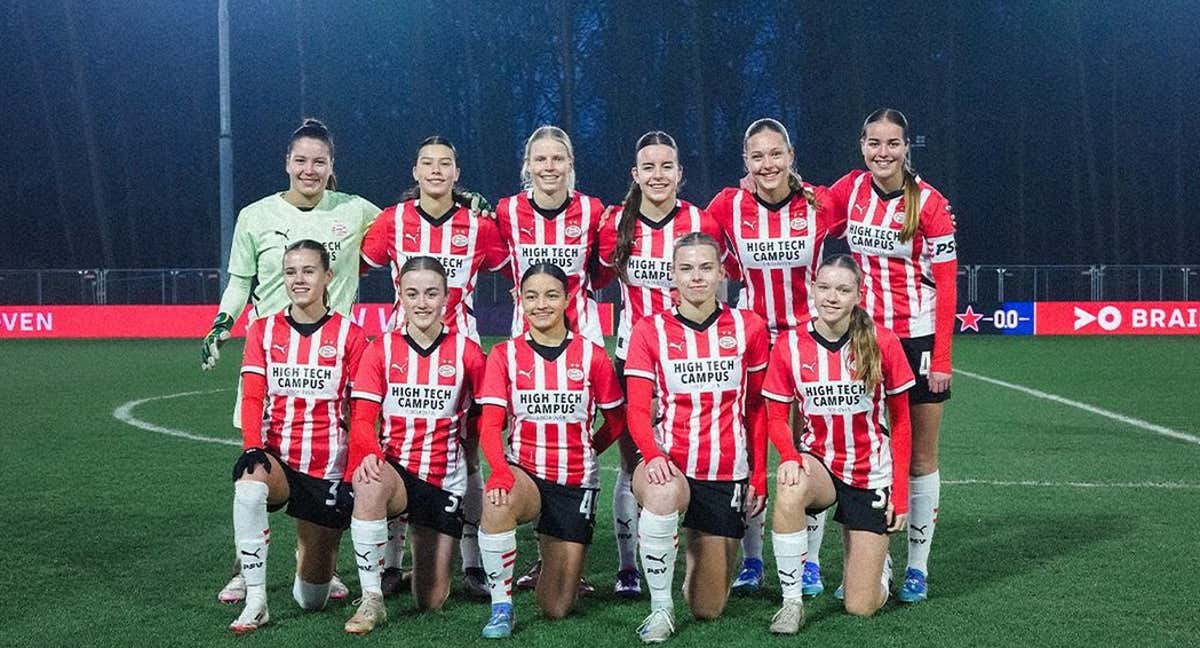 El PSV femenino./PSV