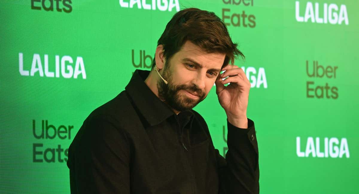 Gerard Piqué, en un acto de LaLiga. /GETTY