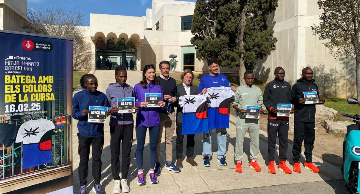 La presentación del Medio Maratón de Barcelona.