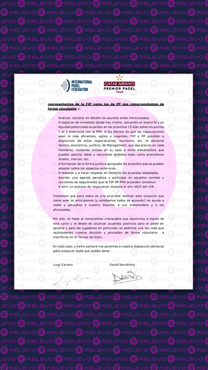 Premier Padel tiende la mano a los jugadores en un intento in extremis de acabar con el boicot del torneo Gijón