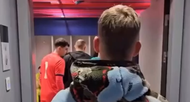 Dani Olmo con los juveniles del Dinamo de Zagreb, equipo en el que debutó como profesional.
