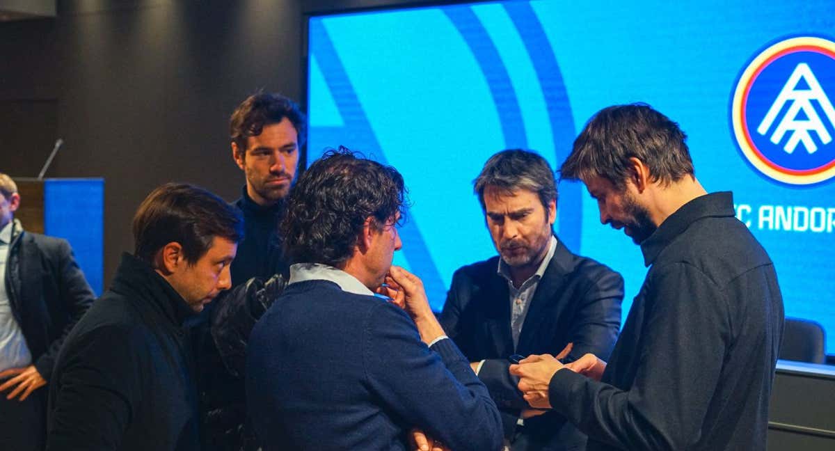 Gerard Piqué antes de su última comparecencia pública en Andorra.
