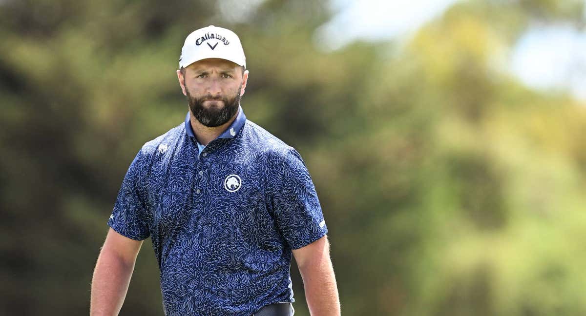 Jon Rahm, esta madrugada, en Australia. /REUTERS