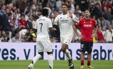 Osasuna 1 - Real Madrid 1: resumen, goles y resultado de LALIGA EA Sports