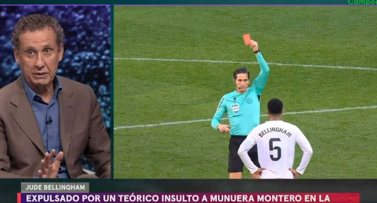 Valdano, durante la emisión de El Tercer Tiempo de este lunes. /MOVISTAR PLUS+