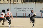 El primer partido de rugby femenino en prisión que ninguna interna quería que terminara