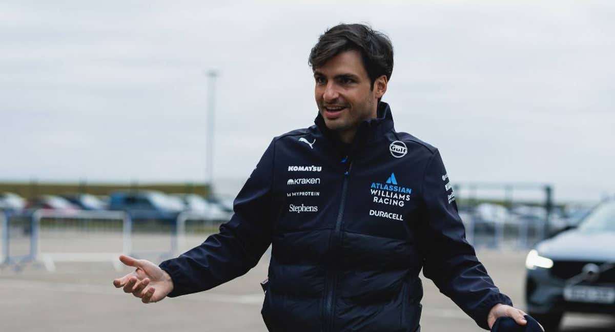 Carlos Sainz, vistiendo los colores de su nuevo equipo. /@WilliamsRacing