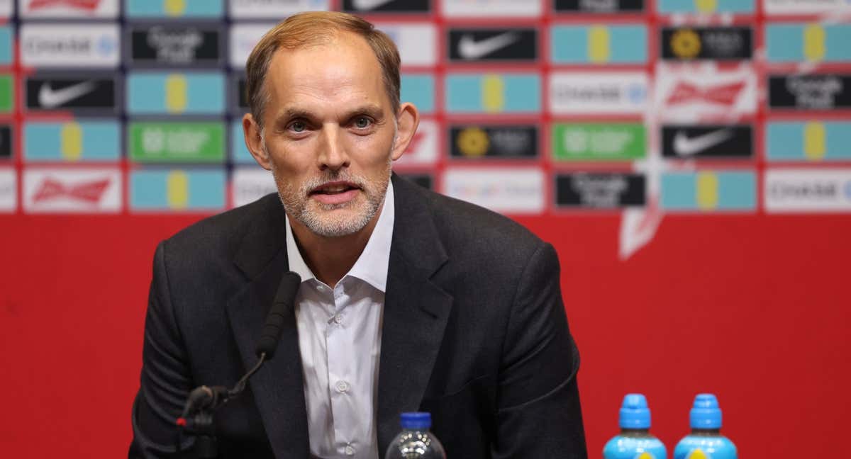 Thomas Tuchel en su presentación como seleccionador inglés./ARCHIVO.