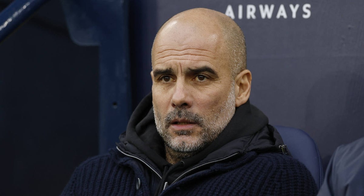 Guardiola, con el Manchester City.