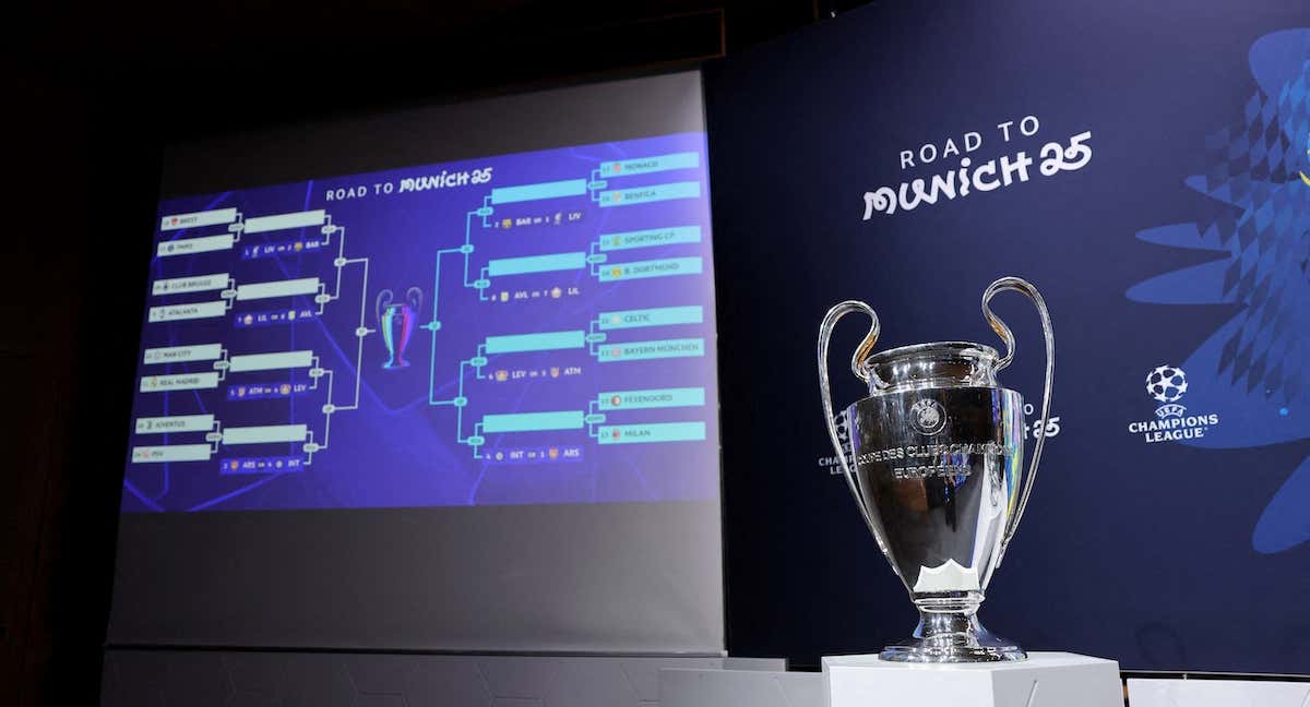 Sorteo de octavos, cuartos y semifinales de la Champions League