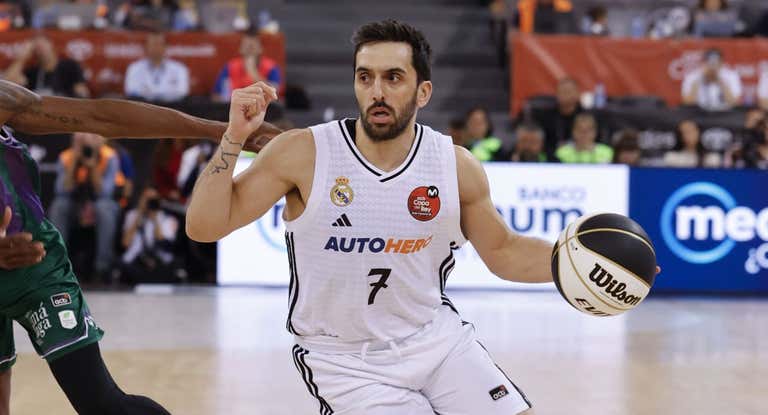 Campazzo en un partido de la Copa del Rey,