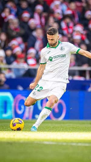 Domingos Duarte, durante un partido con el Getafe. @domingos_mduarte