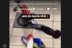 Lamine Yamal protesta por el arbitraje con un mensaje en Instagram con un pie ensagrentado: «¡No es falta!»