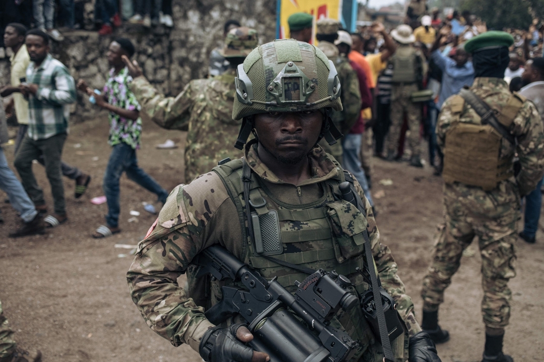 Rebeldes del movimiento M23, en Goma, capital de Kivu del Norte, región congoleña fronteriza con Ruanda. AFP