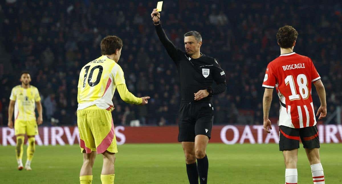 Slavko Vinčić, en el PSV - Juventus de Champions./REUTERS/Piroschka Van De Wouw