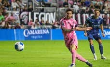 Messi saca la zurda a pasear y despacha a Kansas con una volea marca de la casa que vale el pase del Inter de Miami a octavos