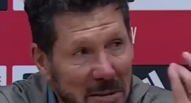 Simeone relata la locura de partido que ha vivido en Montjuic.