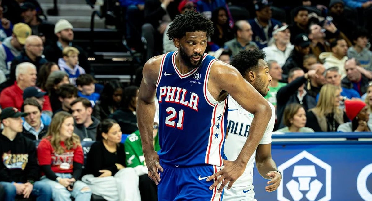 Embiid, en un partido de esta temporada. I