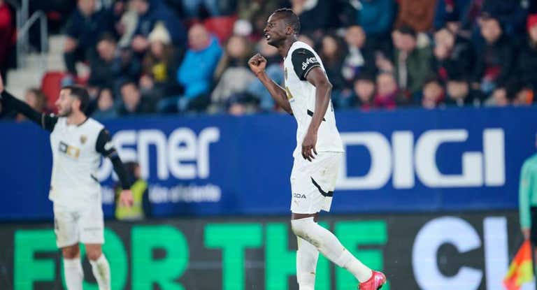 Resumen del empate entre Osasuna y Valencia.