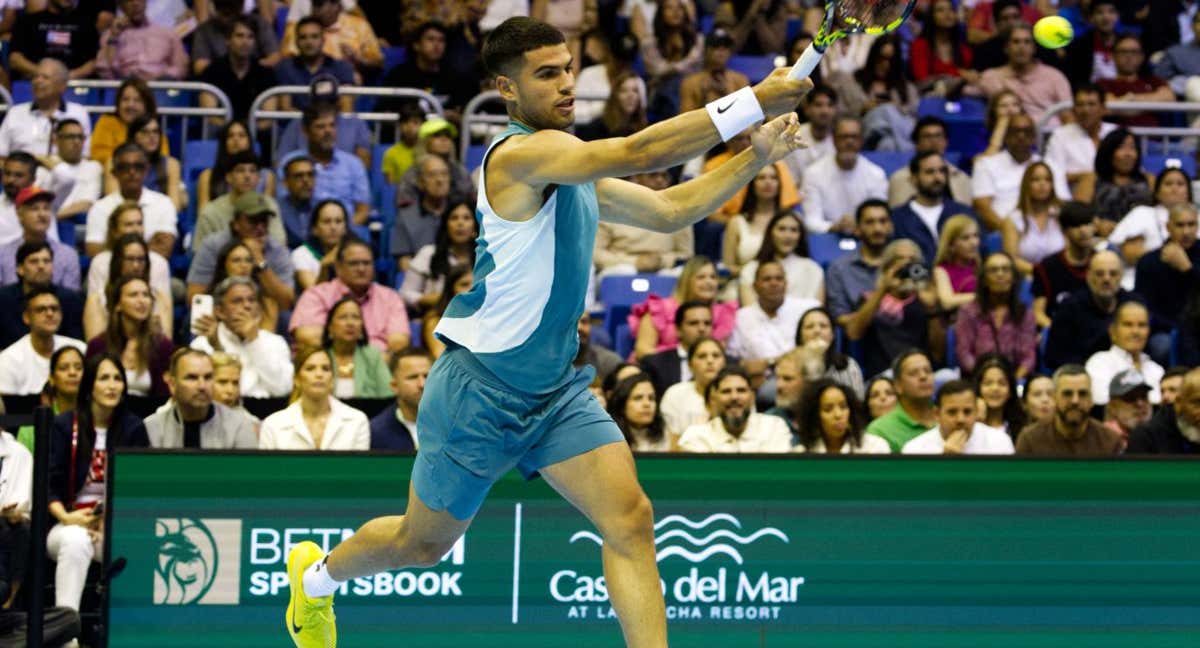 Carlos Alcaraz, defensor del título en Indian Wells. /EFE