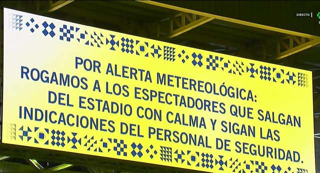 Se suspende el Villarreal-Espanyol por «riesgo de inundaciones como consecuencia de la actual DANA que se sitúa en Castellón»