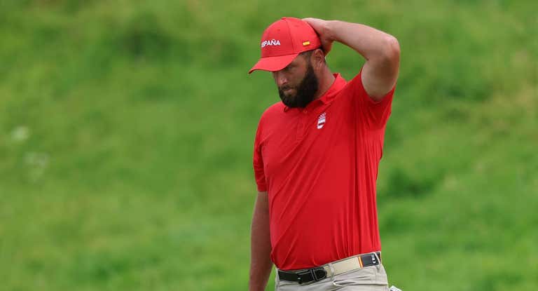 Jon Rahm, en el torneo de los pasados Juegos Olímpicos.