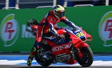 Honda y Joan Mir salen del abismo y se ilusionan con la nueva moto: «Terminar en el top 5»