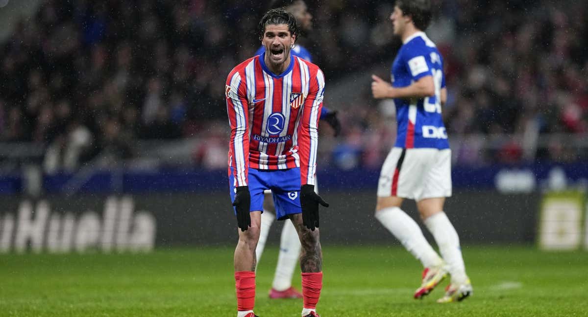 De Paul, durante un partido del Atlético de Madrid./EP